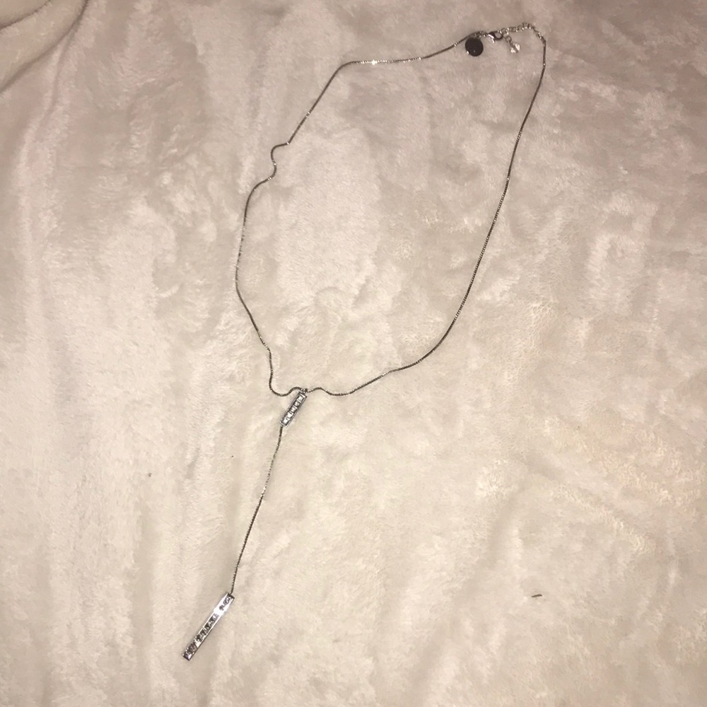 Long Silver Necklace 📫NEXT DAY SHIPPING📫